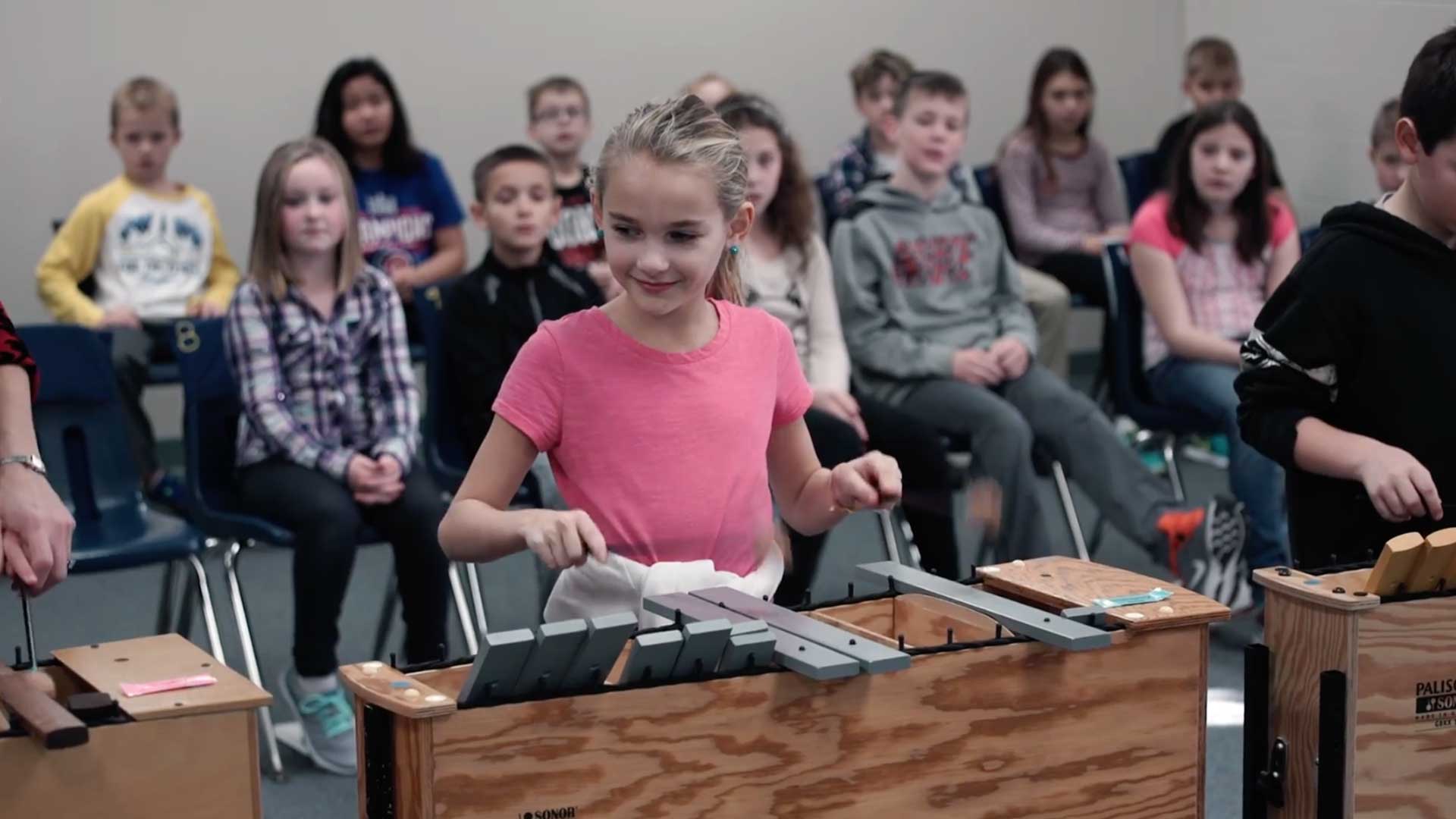 Students in Music Class