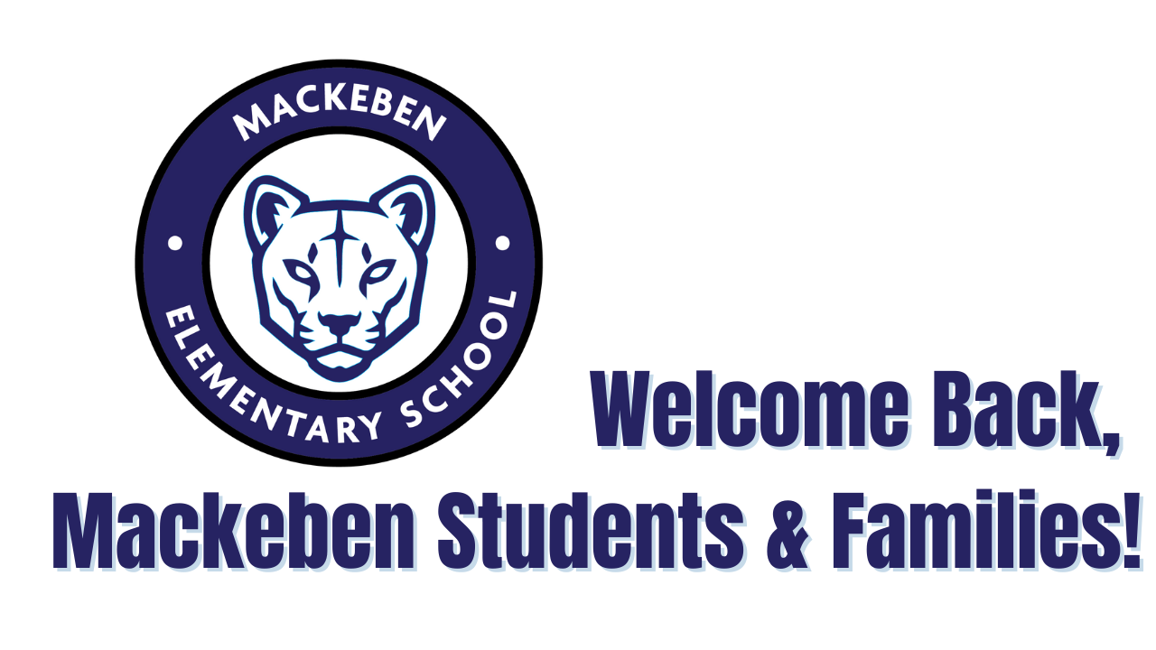 Mackeben logo and back to school flyer