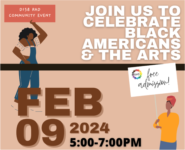 Celebrating Black Americans RAD event flyer